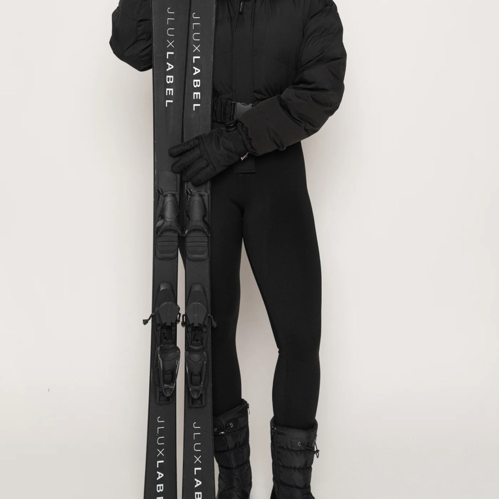 JLUXLABEL All-Black Ski Ensemble NEVER WORN